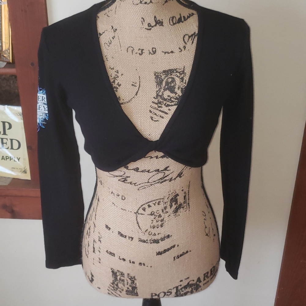 Harley Davidson wrap around sweater